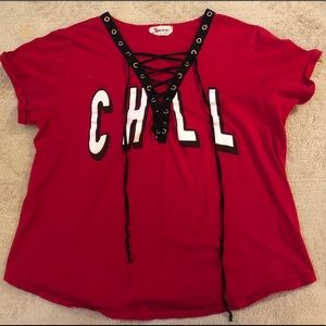 "Chill" - Netflix theme graphic tee